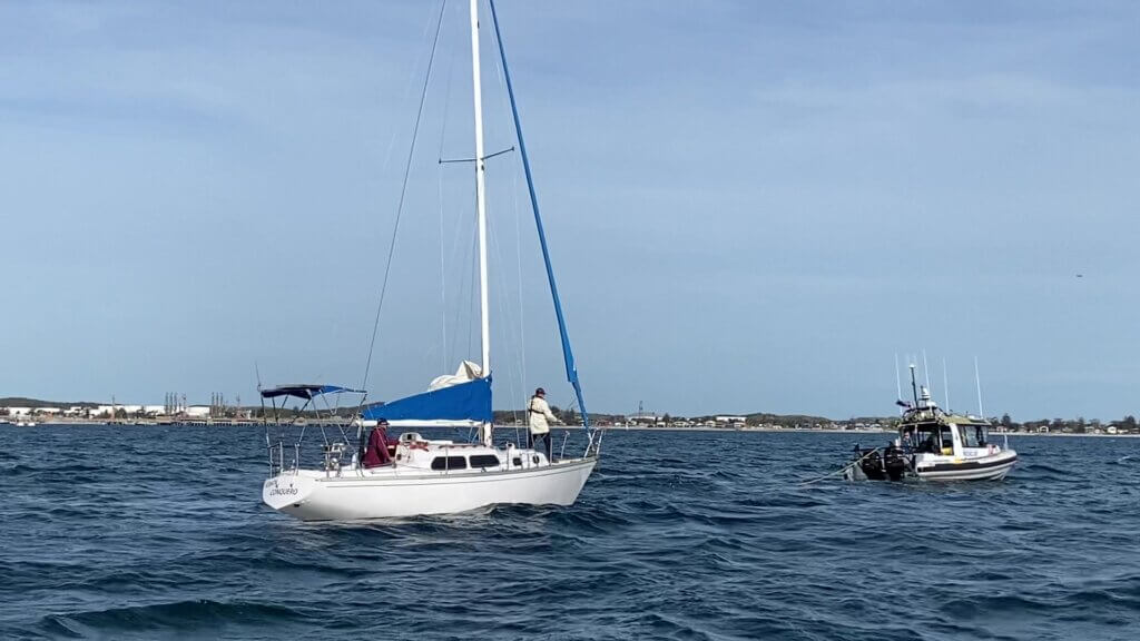 Photo: BH32 crew transfer vessel into Botany Bay - Image: Brad Whittaker